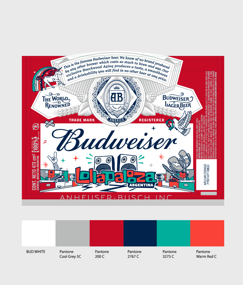 DiseÑo Grafico Budweiser Sofia Varela